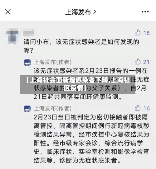 【上海社会面新增感染者下降,上海社区疫情】