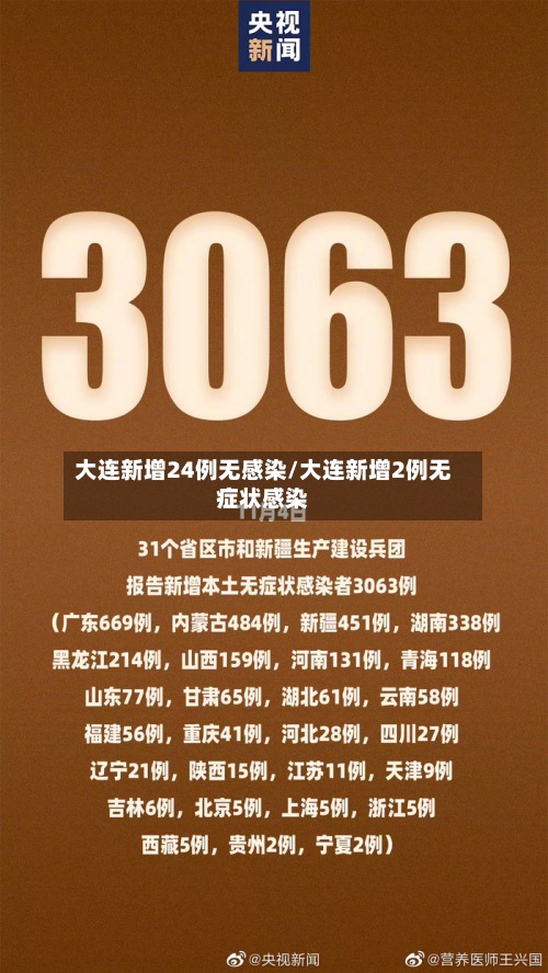 大连新增24例无感染/大连新增2例无症状感染