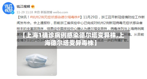 【上海1确诊病例感染德尔塔变异株,上海德尔塔变异毒株】-第2张图片