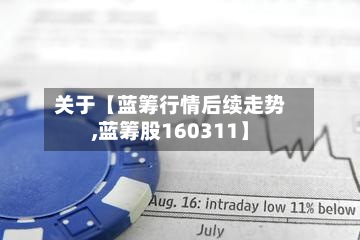 关于【蓝筹行情后续走势,蓝筹股160311】