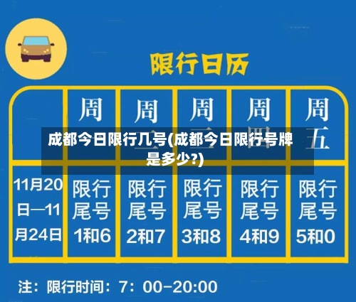 成都今日限行几号(成都今日限行号牌是多少?)-第3张图片