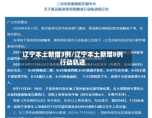 辽宁本土新增3例/辽宁本土新增8例行动轨迹-第2张图片