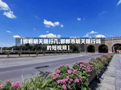 【邯郸明天限行几,邯郸市明天限行吗的短视频】-第2张图片