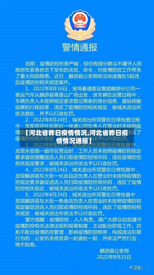 【河北省昨日疫情情况,河北省昨日疫情情况通报】