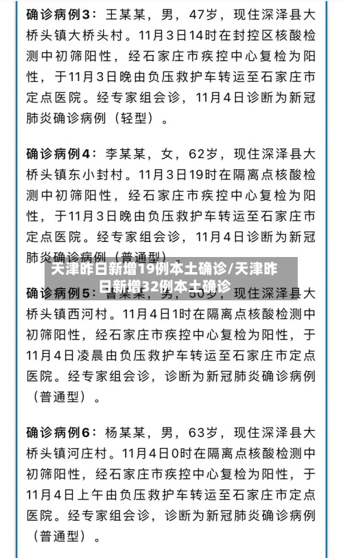 天津昨日新增19例本土确诊/天津昨日新增32例本土确诊-第2张图片
