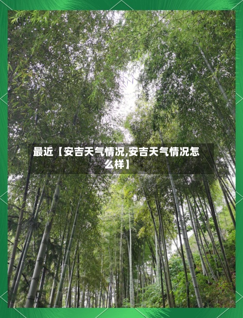 最近【安吉天气情况,安吉天气情况怎么样】-第2张图片