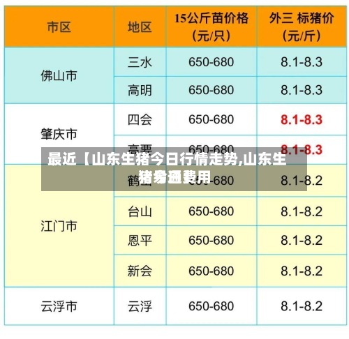 最近【山东生猪今日行情走势,山东生猪今日费用猪易通】