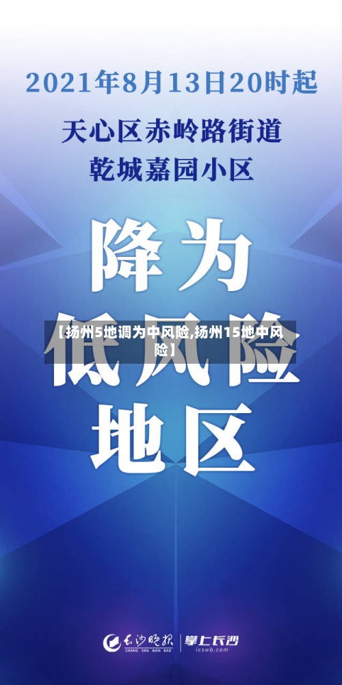【扬州5地调为中风险,扬州15地中风险】-第2张图片