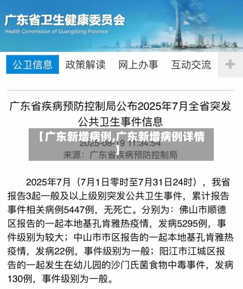 【广东新增病例,广东新增病例详情】
