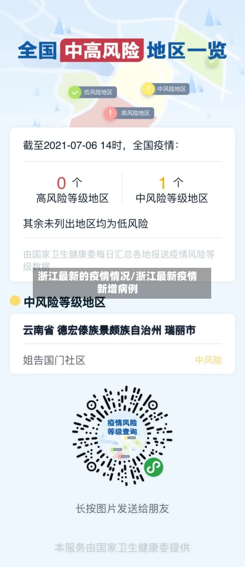 浙江最新的疫情情况/浙江最新疫情新增病例