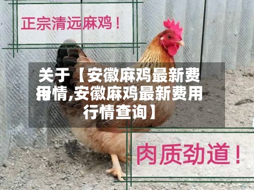 关于【安徽麻鸡最新费用行情,安徽麻鸡最新费用行情查询】-第2张图片