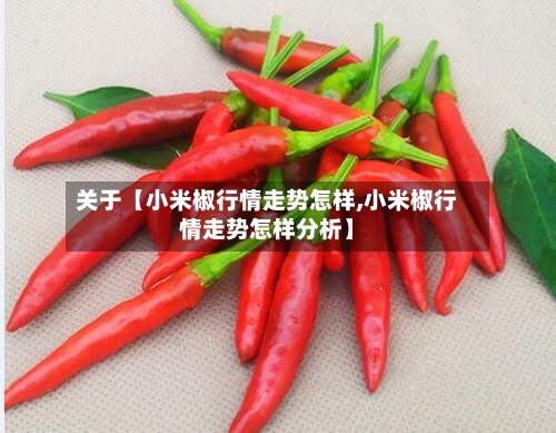 关于【小米椒行情走势怎样,小米椒行情走势怎样分析】