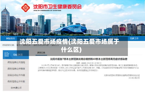 沈阳五爱市场疫情(沈阳五爱市场属于什么区)