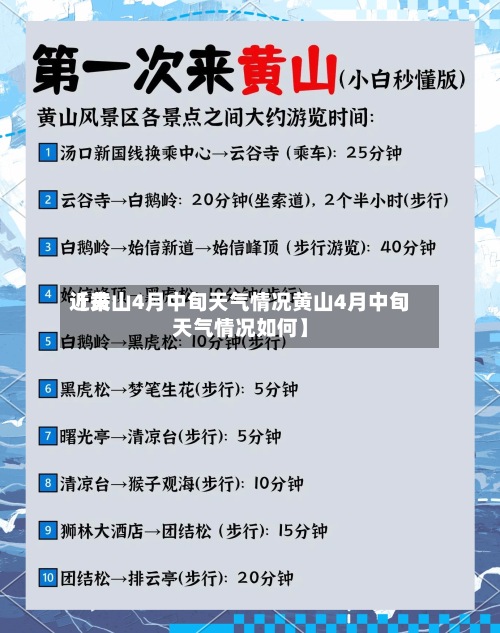近来
【黄山4月中旬天气情况黄山4月中旬天气情况如何】-第2张图片