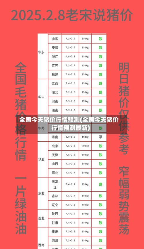 全国今天猪价行情预测(全国今天猪价行情预测最新)-第3张图片