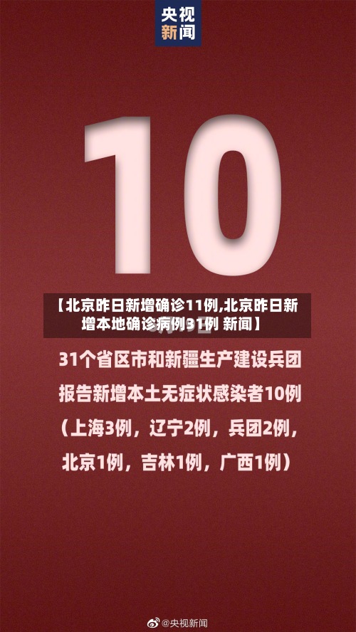 【北京昨日新增确诊11例,北京昨日新增本地确诊病例31例 新闻】-第3张图片