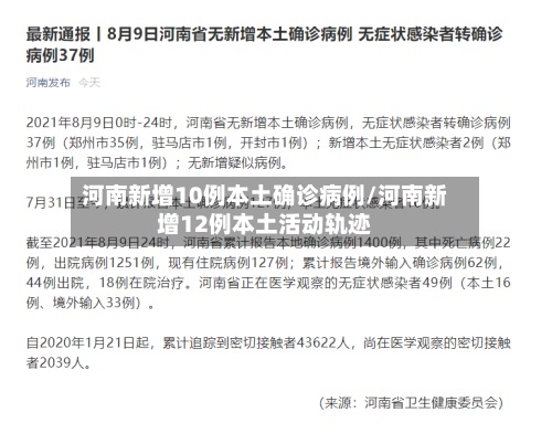 河南新增10例本土确诊病例/河南新增12例本土活动轨迹-第2张图片