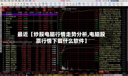 最近【炒股电脑行情走势分析,电脑股票行情下载什么软件】