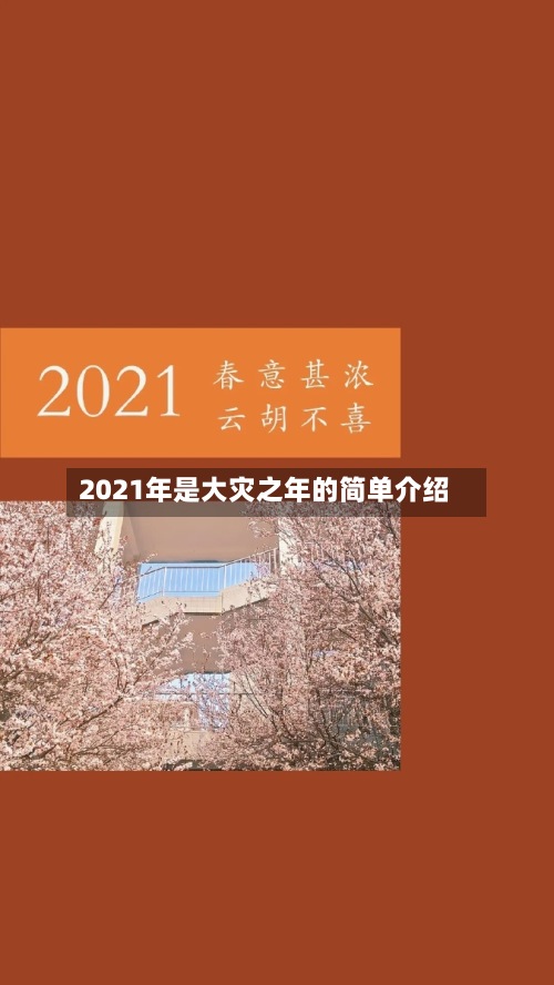 2021年是大灾之年的简单介绍