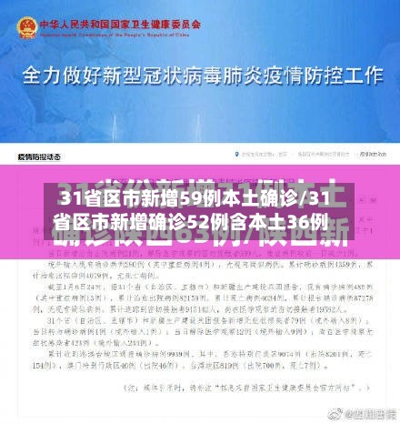31省区市新增59例本土确诊/31省区市新增确诊52例含本土36例-第3张图片
