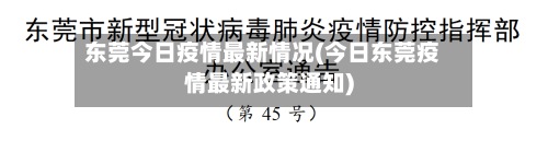 东莞今日疫情最新情况(今日东莞疫情最新政策通知)-第3张图片