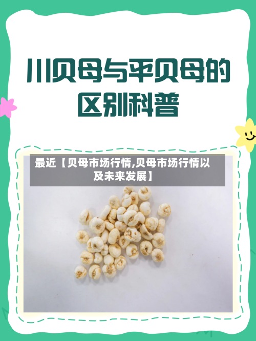 最近【贝母市场行情,贝母市场行情以及未来发展】-第2张图片