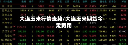 大连玉米行情走势/大连玉米期货今天费用
走势-第3张图片